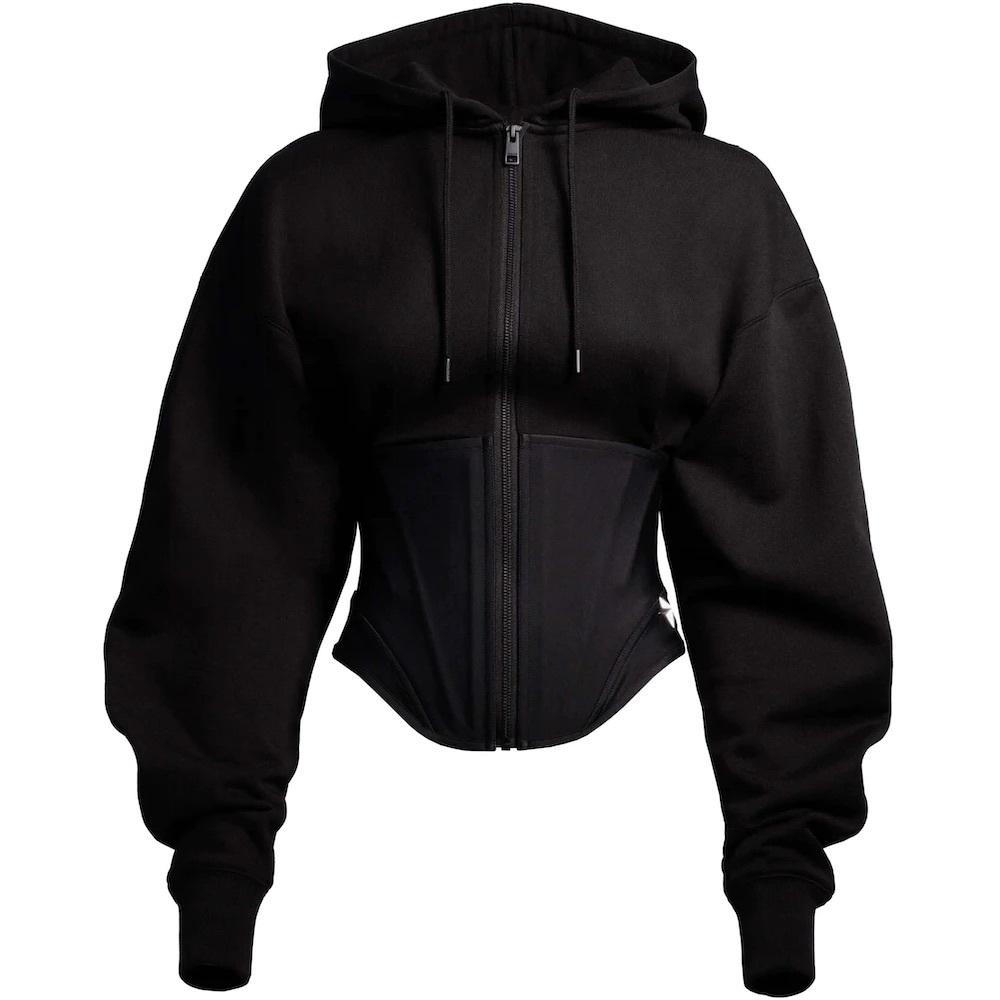 Mugler X H&M Corset-waist Hooded Jacket